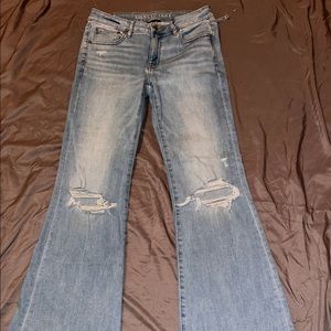 AE wide leg sz 6 jeans